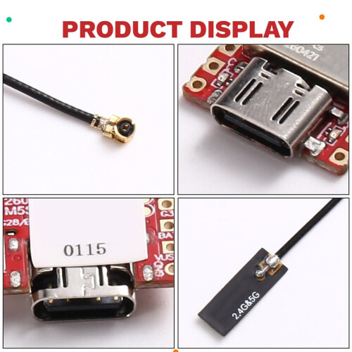 Stamp-C5 DIP Highly Integrated Wireless Connectivity Module Powered By ESP32-C5HF4 Dual Band WiFi6 IoT Module 1