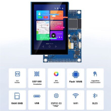 ESP32-S3 Ontwikkelingsbord IPS Capacitive Touch Display Scherm 320x480 3.5 Inch Display WiFi BLE5 16MB Flash 8MB PSRAM
