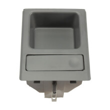 Car Center Console Water Cup Holder Beverage Bottle Holder Coin Tray 51168248505 for 3 Series E46 98-06 Gray