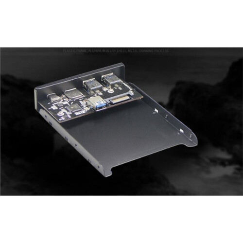 For Micro-/USB 3.0 /TF Flash 3.5 Internal Card Reader,Type C Front Panel 2 USB 3.0 Port Floppy Hub USB 3.1 Gen 1