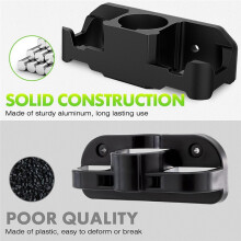 Aluminum Trailer Chain Holder 7 Way Pin Trailer Plug Holder Cover Heavy Duty Towing Organizer for Travel Trailer RV