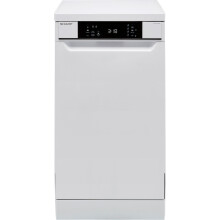 Sharp QW-NS1CF49EW-EN Dishwasher Slimline 45cm 10 Place White E