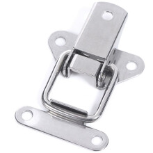 1PCS Stainless Steel Toolbox Locking for Hasps Metal Toggle Catch Clasp Box Hinges Furniture Hardware Accessories
