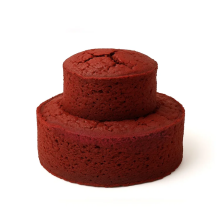 (7 inch) Ready To Decorate Red Velvet Sponge Cake - Single Tier