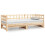 VidaXL (natural, 80 x 200 cm) vidaXL Solid Wood Pine Pull-out Day Bed Wooden Sofa Bed Multi Colours/Sizes 8