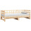 VidaXL (natural, 80 x 200 cm) vidaXL Solid Wood Pine Pull-out Day Bed Wooden Sofa Bed Multi Colours/Sizes 9