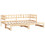 VidaXL (natural, 80 x 200 cm) vidaXL Solid Wood Pine Pull-out Day Bed Wooden Sofa Bed Multi Colours/Sizes 10