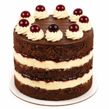 Black Forest Bento Cake - 5 inch