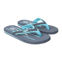 (12 UK, Light Blue) Animal Mens Jekyl Logo Flip Flops