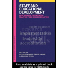 Staff and Educational Development by Graham Webb Paperback Book