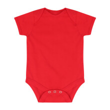 (12-18 Months, Red) Larkwood Baby Boys/Girls Essential Short Sleeve Bodysuit