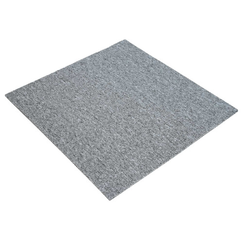 VidaXL vidaXL Teppichfliese Hellgrau 50 x 50 cm 20 stk. PP und Bitumen 1