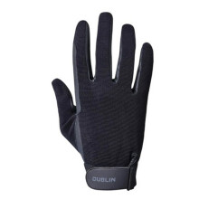 (8, Black) Dublin Unisex Adult All Season II Riding Gloves