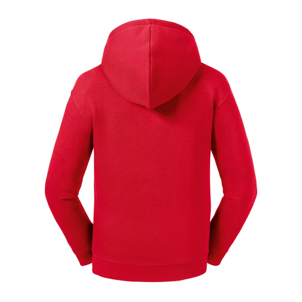 Russell (9-10 Years, Classic Red) Kids/Childrens Authentic Zip Hooded Sweatshirt