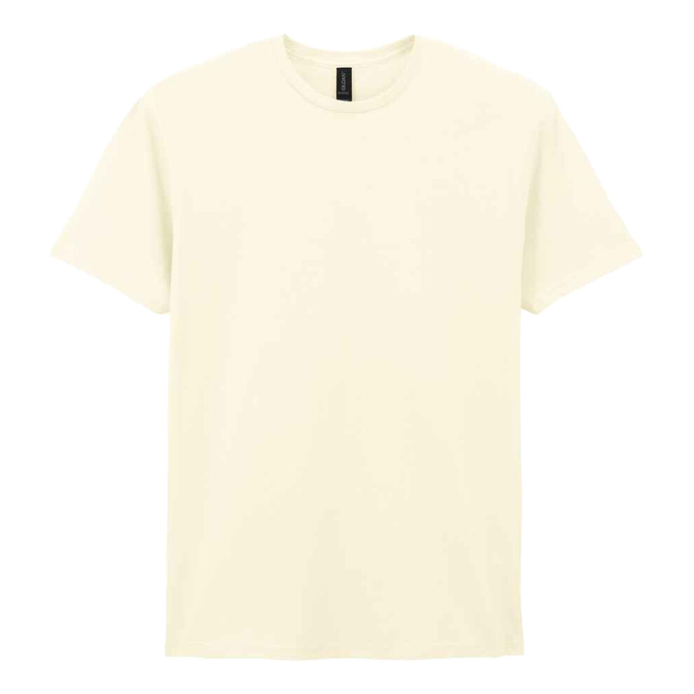 Gildan (5Xl, Off White) Mens Soft Style Ringspun T Shirt