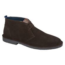 (9 UK, Dark Brown) Roamers Mens Suede Desert Boots