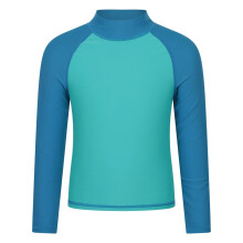 (5-6 Years, Light Teal) Mountain Warehouse Childrens/Kids Long-Sleeved Rash Top