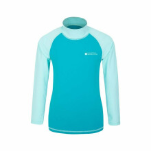 (3-4 Years, Teal) Mountain Warehouse Childrens/Kids Long-Sleeved Rash Top