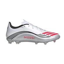 (8 UK, White/Red) Adidas Mens F50 League Football Boots