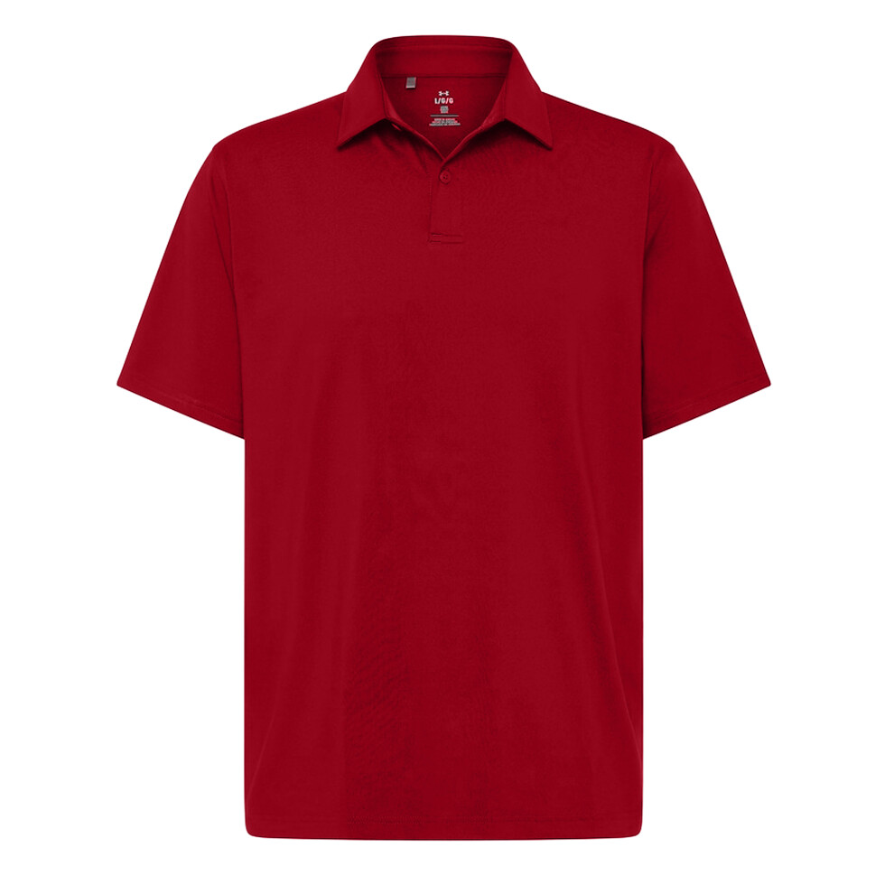 Under Armour (L, Red) Mens T2g Polo Shirt