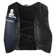 (M, Black) Salomon Unisex Adult Active Skin Running 4L Hydration Vest