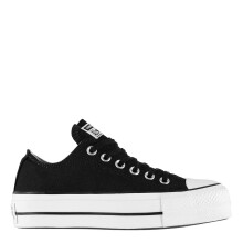 (6 UK, Black/White) Converse Womens/Ladies Chuck Taylor Canvas Platform Shoes