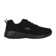 (4 UK, Black) Slazenger Childrens/Kids Jenson Logo Knitted Trainers