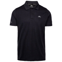 (S, Dark Flint Marl) Trespass Mens Active Polo Shirt Mckay