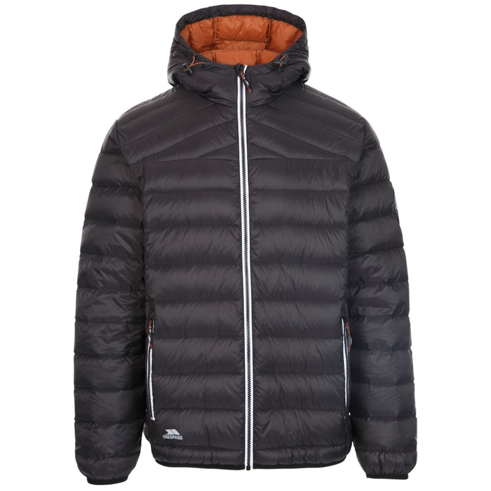 Trespass (Xs, Black/Rust) Mens Whitman Ii Down Jacket