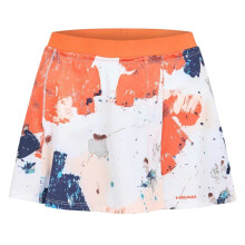 (14 UK, Orange) Head Womens/Ladies Paint Splatter Skirt