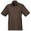 Premier (15.5, Brown) Premier Mens Short Sleeve Formal Poplin Plain Work Shirt 1