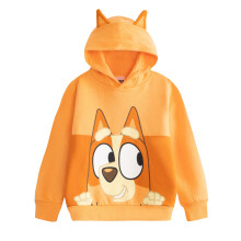 (6-7 Years, Orange) Bluey Childrens/Kids Bingo Hoodie