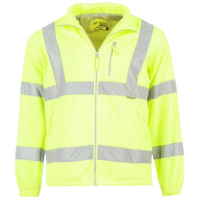 (XXL, Yellow) Dunlop Mens Hi-Vis Fleece Jacket