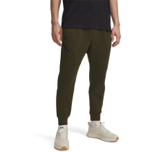 (XXL, Green) Under Armour Mens Unstoppable Fleece Zip Pocket Joggers