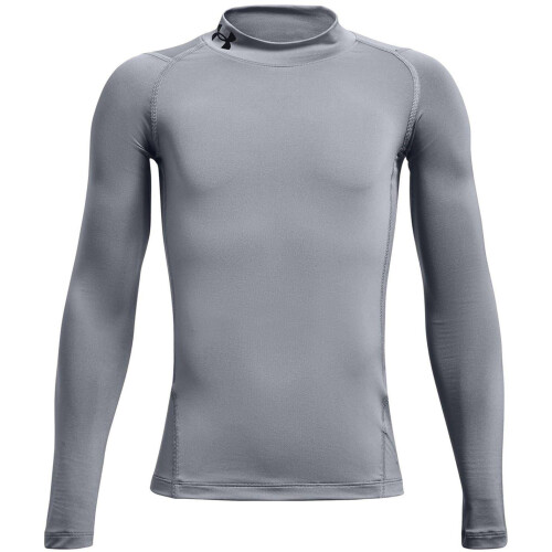Under Armour (13 Years, Grey) Under Armour Childrens/Kids Compression Fitted Long-Sleeved Base Layer Top