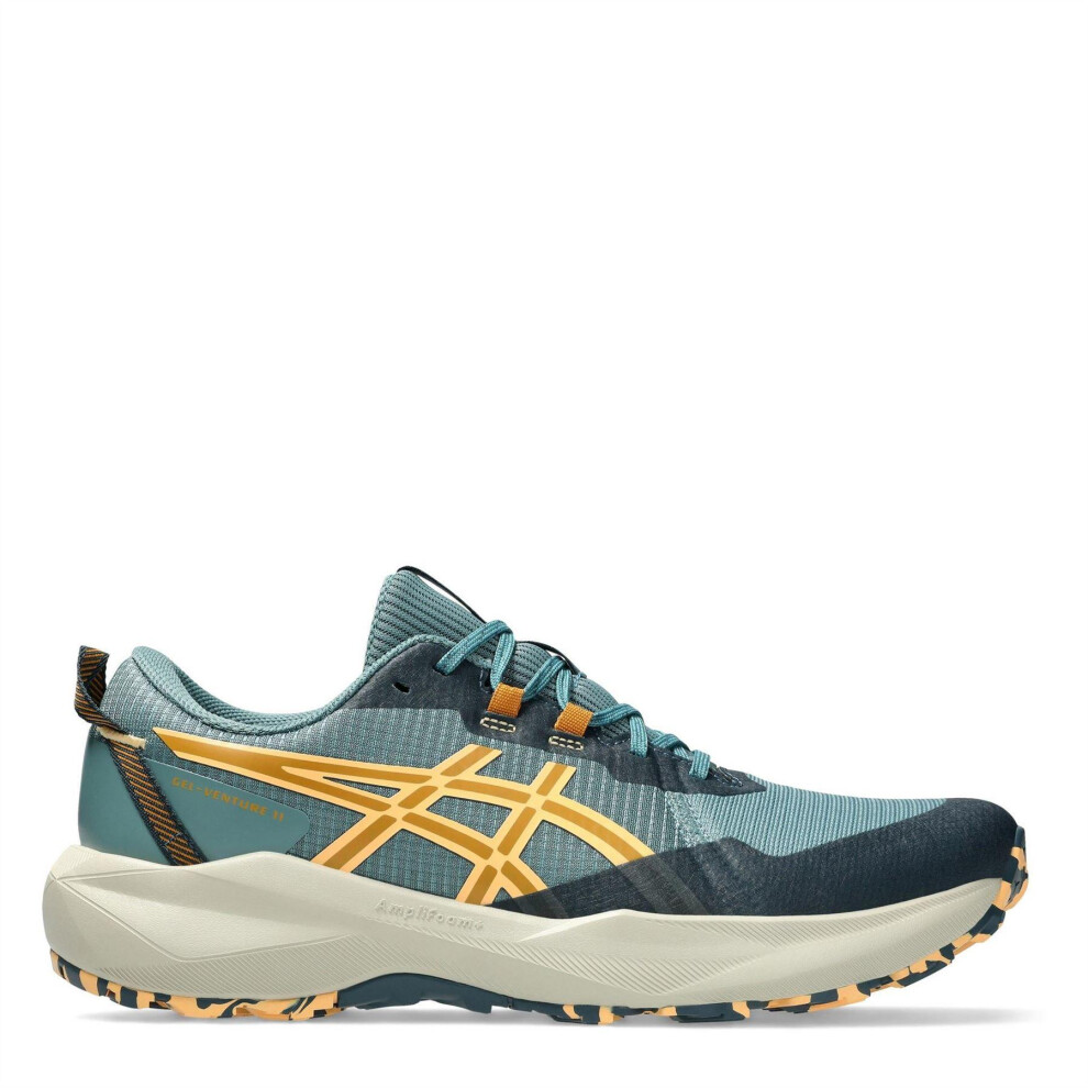 Asics (10 Uk, Teal/Sand) Mens Venture 11 Trail Trainers