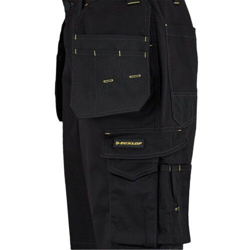 Dunlop (3XL, Black) Dunlop Mens On Site Work Shorts 2