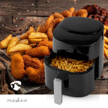 Freidora de aire caliente | 4,2 l | Minutero: 240 min | Número de programas preestablecidos: 8 | Digital | Negro