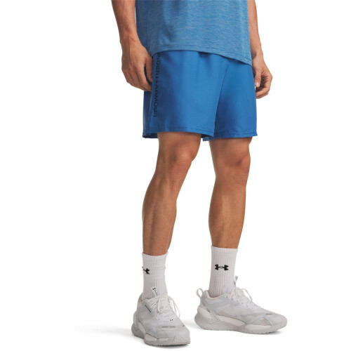 Under Armour (M S, Blue/Black) Under Armour Mens Vertical Logo Regular Shorts
