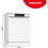 Sharp Sharp QW-NA1CF47EW-EN Full Size Dishwasher White E Rated 8