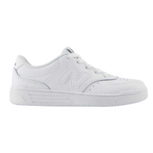 (12 UK Child, White) New Balance Childrens/Kids 480 Leather Flat Trainers