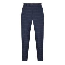(44R, Navy) Ted Baker Mens Plaid Regular Trousers