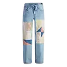 (24S, Road Trippin) Levis Womens/Ladies 501 90s Denim Patchwork Mid Rise Jeans