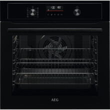 AEG BPX535061B 3000 SurroundCook Built In 59cm Electric Single Oven Black A+