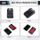 5Core Battery Storage Box Case for  21700DC 150A Protection Board +Light Panel for  Replacement Parts 5