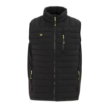 (M, Black) Dunlop Mens On Site Quilted Gilet