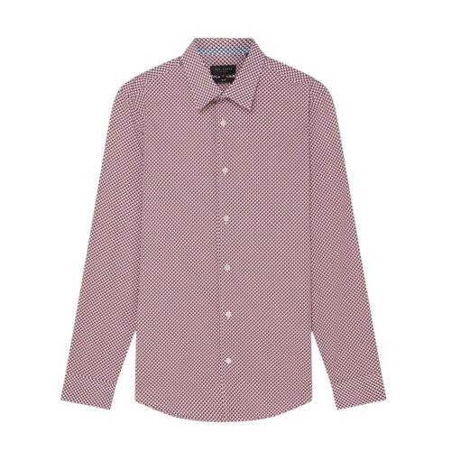 Ted Baker (XL, White) Ted Baker Mens Geometric Pattern Shirt