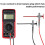 4PCS Reverse Puncture Probe Wire-Piercing Automotive Multimeter Test Clips Tool Test Lead Kit P5010 2