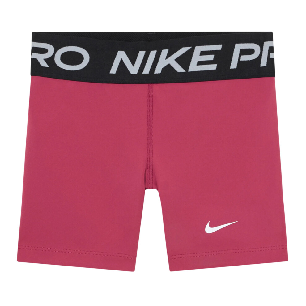 Nike (13 Years, Beet Red) Girls Dri-Fit Compression Shorts