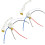 Ceiling Fan Pull ,ZE-208S E89885 3 Speed 4 Wire Fan  Pull Chain Cord  Fan Lights  Replacement 2